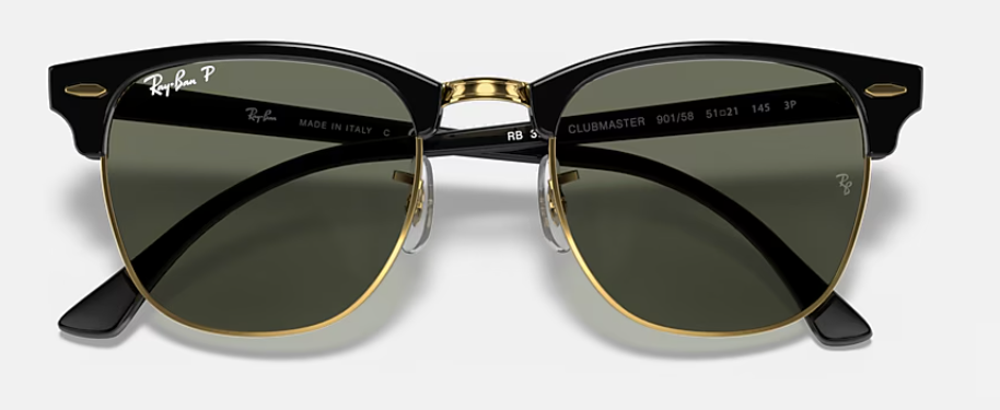 RAY BAN CLUBMASTER POLARIZADO RB3016 901/58